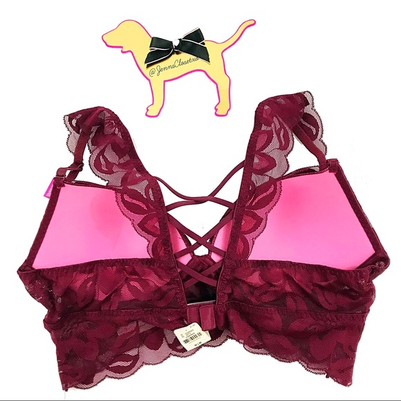 •Victoria’s Secret PINK• Longline Strappy bralette - Picture 3 of 5